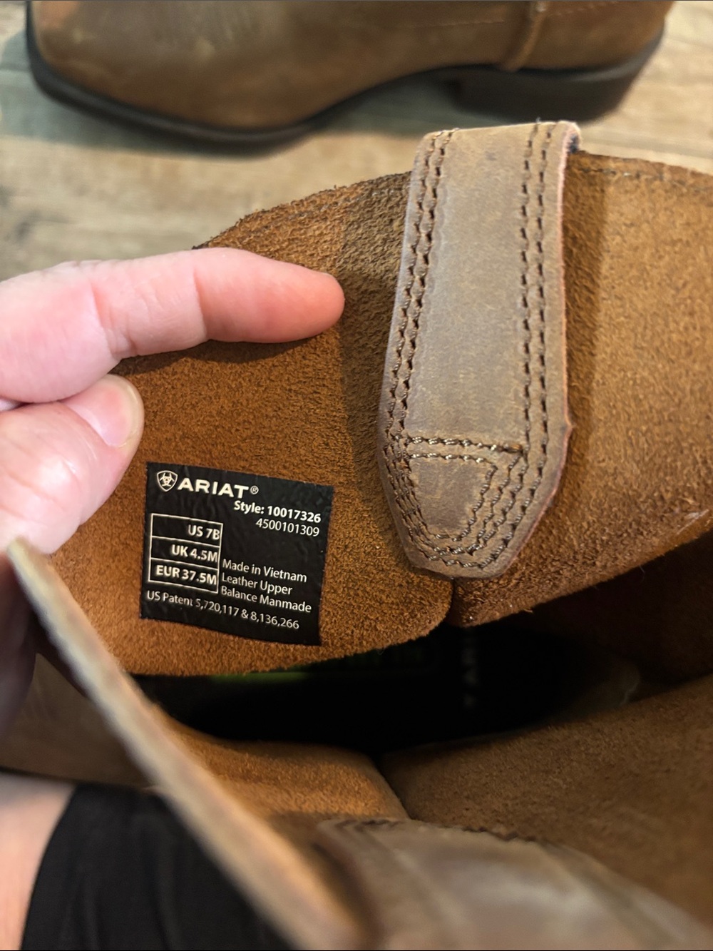 ARIAT Rambler Western Leather Boot Mens Brown 10017326 Cowboy Size 7B - Picture 7 of 8